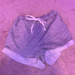 woman’s size small grey shorts